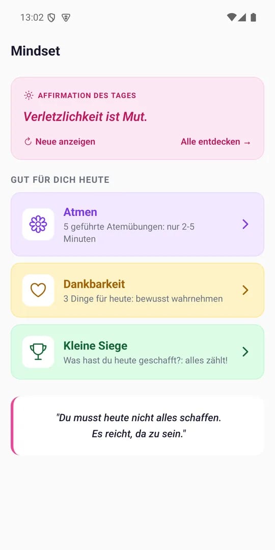 Brustkrebs-Kompass: Übungen für den Tag.